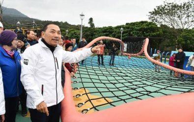 新北市政府在近年積極推動共融公園建設，截至目前已達228座，數量全國第一！(圖為八里渡船頭共融公園)