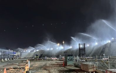 1140416-221世界氣候高峰會桃園引領智慧永續新潮流「AI施工揚塵系統」。