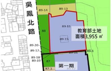 教育部不參與民族國小二期都更權屬圖。（圖/嘉義市政府提供）