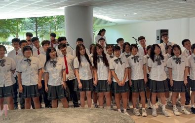 永慶高中師生一行30人，前進新加坡展開溫暖與希望的國際交流之旅。（圖/永慶高中提供）