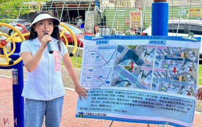 張嘉郡表示，台灣近年頻傳行人交通事故，為扭轉「行人地獄」形象，需從根本改善市區步行環境。（圖／記者蘇榮泉攝）