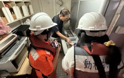 1140618211防堵非洲豬瘟，海巡署強化海上查察。