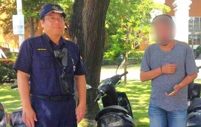 廖姓民眾於前往臺大醫院虎尾院區就醫後，發現機車不見蹤影，驚慌失措地向雲林縣警察局虎尾分局埒內派出所報案。（圖／記者蘇榮泉翻攝）