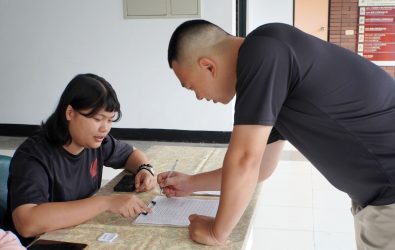 大葉大學歡迎學員參加消防工程管理數位化研習班。（記者張溎壕攝）