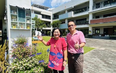 「歡迎大家來田中高中走走」張淑女校長期望各界給予田中高中園藝教育更多支持與鼓勵。（圖／記者周厚賢攝）