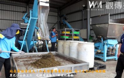 和美鎮公所清潔隊引進黑水虻處理廚餘，每日約可去化3至4公噸廚餘，讓黑水虻成為地方資源再生的關鍵角色。（記者陳雅芳攝）