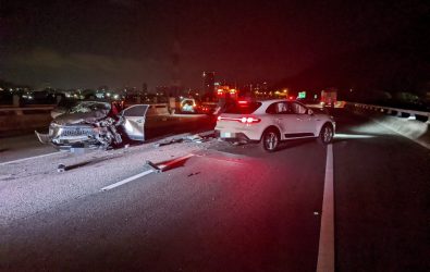 1140703-211國道3號連環車禍1死7傷 警提醒移車避免二次意外