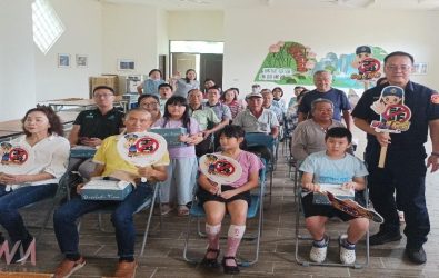 斗南分局草嶺派出所近日在古坑鄉草嶺社區活動中心舉辦社區治安座談會。（圖／記者蘇榮泉翻攝）