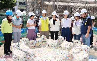 原西螺街長宿舍修復工程目前已完成75%，預計於114年11月完工。（圖／記者蘇榮泉攝）