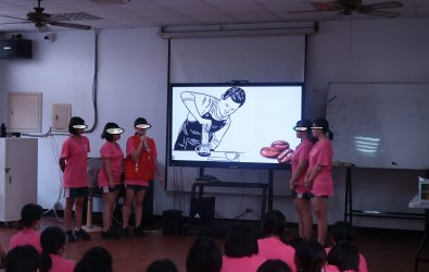 勵志中學與勞動部中彰投分署、弘光科大合作開設電子商務訓練班，20位女生班挑戰電商100小時，成果發表震撼全場。（勵志中學提供）