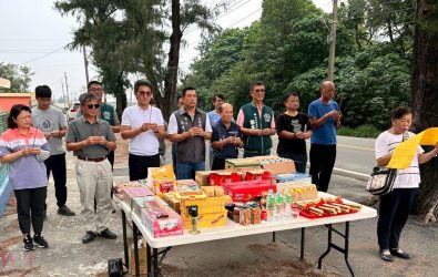 東勢鄉安南國小「通學步道改善工程」於近日正式動土。（圖／記者蘇榮泉攝）
