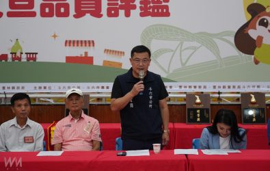市長林聖爵表示，文旦評鑑不僅是果農交流與提升品質的舞台，也強調食品安全的重要性。（圖／記者蘇榮泉攝）