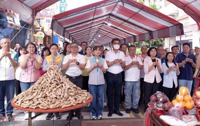 雲林縣濁水溪流域最盛大的百年傳統祭典「西螺街蘭盆勝會」，於農曆七月二十三日在西螺福興宮隆重開鼓啟動。（圖／記者蘇榮泉攝）