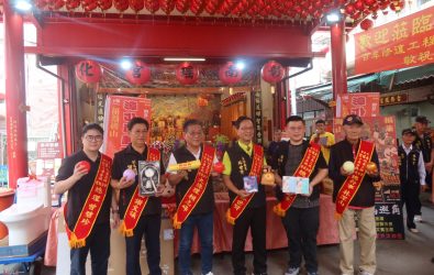 南瑤宮百年大整修即將完工，從9月27日至10月5日舉行九天八夜遶境，10月5日回鑾時有「真人藝閣車」迎駕，將掀起最高潮。（記者陳雅芳攝）