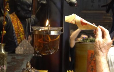 114年全國運動會聖火母火取自北港朝天宮萬年香火，祈求媽祖保佑全運賽事平安順利。（圖／記者蘇榮泉攝）