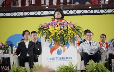 活動由籌備會召集人張麗善縣長親自主持，總統賴清德、行政院長卓榮泰、立法院長韓國瑜、各部會首長、縣市首長及各國駐台使節均親臨觀禮。（圖／記者蘇榮泉攝）