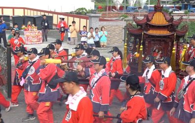 2-1 北港朝天宮於重陽節前進行鎮郊媽祖繞境活動,百年來首度繞行北港鎮郊扶朝、水埔兩社區。(圖/記者蘇榮泉攝)
