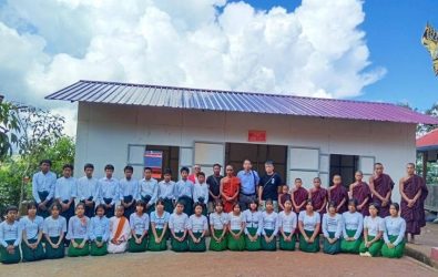 圖1，組合屋完工