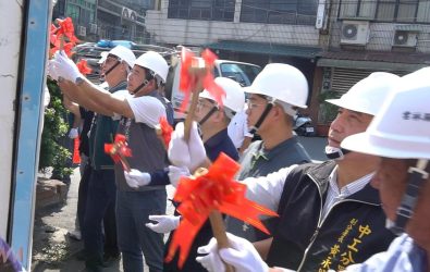 「東勢鄉派出所前十字路口交通改善工程」今（30）日動土典禮，期盼徹底改善當地交通問題，提升整體通行品質與安全。（圖／記者蘇榮泉攝）