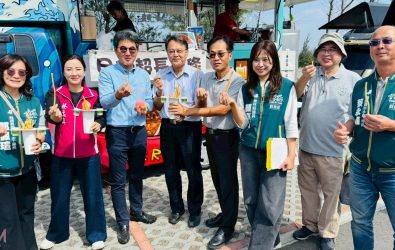 3-1 全民綠生活毒化災防制教育巡迴宣導活動,今(1日)在雲林縣麥寮鄉濁水溪出海口生態基地熱烈舉行。(圖/記者蘇榮泉攝)