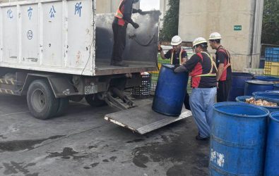 為防非洲豬瘟，彰化市公所將回收熟廚餘全數焚化，公庫收入短期減少收3萬元。（彰化市公所清潔隊提供）