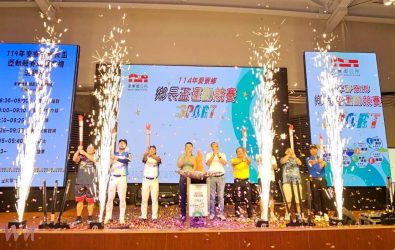 114年麥寮鄉鄉長盃運動競賽於8日上午8時隆重開幕。（圖／記者蘇榮泉攝）