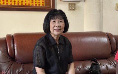 北港聖安宮第十六屆委員會改選，新任團隊推舉蔡明春為主任委員。（圖／記者蘇榮泉攝）