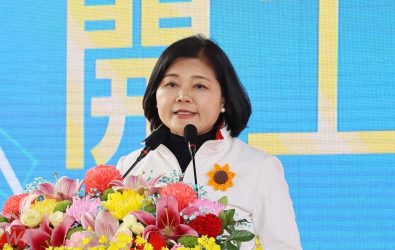 張麗善強調各縣市一般性補助款不得低於修法前一年度的預算額度，避免地方財政受衝擊。（圖／記者蘇榮泉攝）