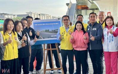 會勘出席者包括斗南鎮長沈暉勛、顏忠義議員、簡慈坊議員、王秋足議員及蔡東富議員等，一同關注道路改善進度與地方交通安全。（圖／記者蘇榮泉攝）